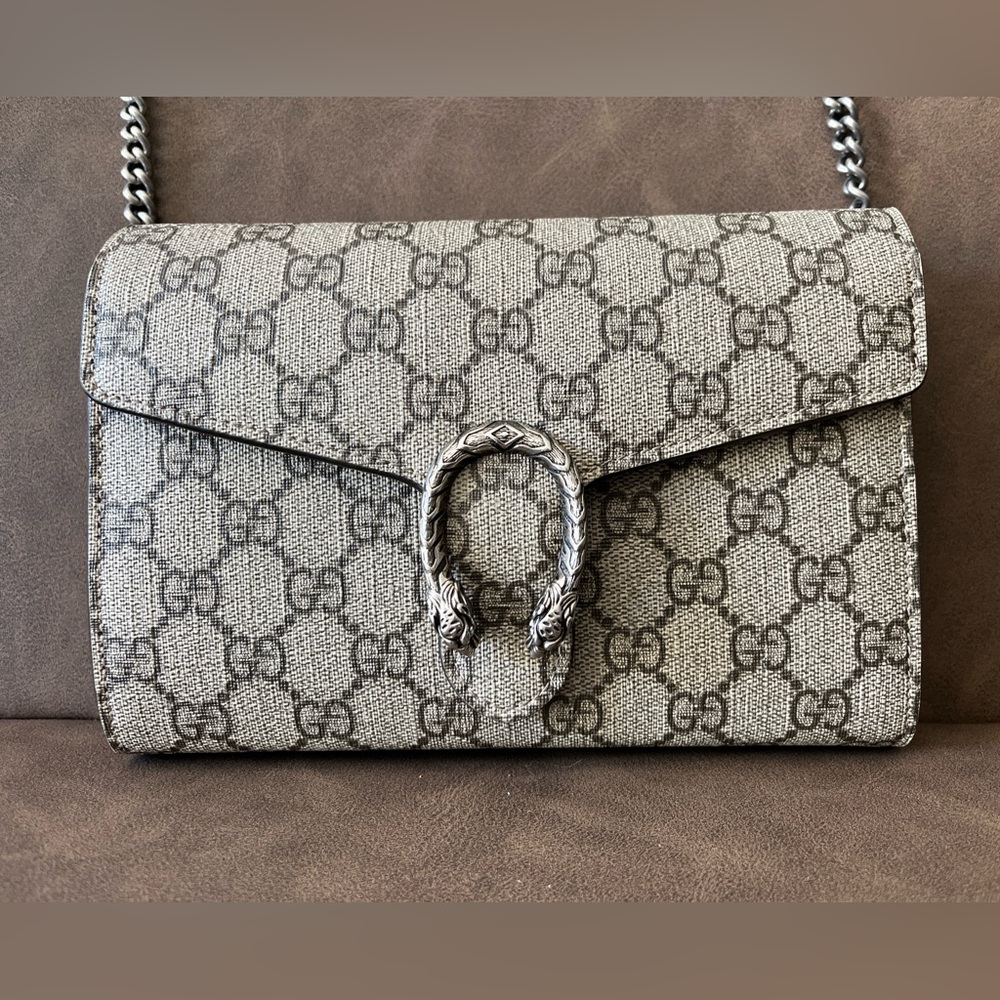 Authentic Gucci Dionysus chain wallet purse